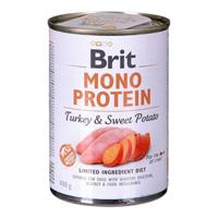 BRIT Mono Protein Kalkoen met bataat - Nat hondenvoer - 400 g
