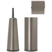 Brabantia ReNew Toiletaccessoires, Set van 3 - Platinum