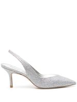 Stuart Weitzman escarpins Eva 75 mm à bride arrière - Argent