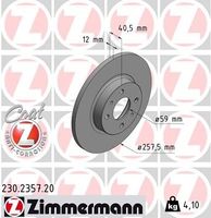 Remschijf Coat Z 230235720