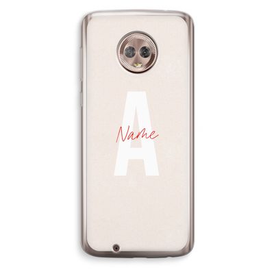 Strawberry Milkshake: Motorola Moto G6 Transparant Hoesje