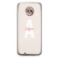 Strawberry Milkshake: Motorola Moto G6 Transparant Hoesje