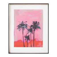 HKliving Acrylic Lijst 40 x 50 cm - Brown Palms