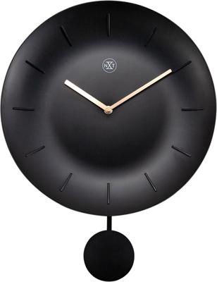 NeXtime nx-7339zw wandklok nxt bowl ø 30 cm zwart