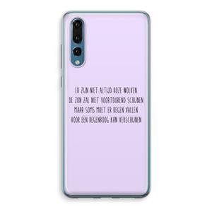 Regenboog: Huawei P20 Pro Transparant Hoesje