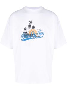 BLUE SKY INN t-shirt en coton à logo imprimé - Blanc