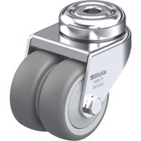 Blickle LMDA-TPA 50KF Dubbel zwenkwiel Wieldiameter: 50 mm Draagvermogen (max.): 80 kg 1 stuk(s)