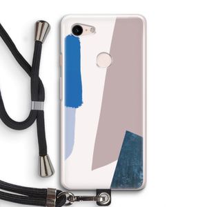 Lapis: Pixel 3 Transparant Hoesje met koord