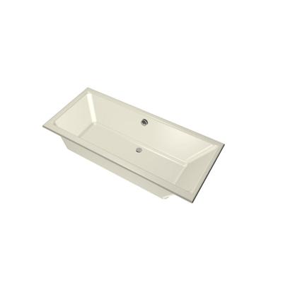 Xenz Kristal Ligbad - 170x75x48 - afvoer Midden - acryl - pergamon 6985-02