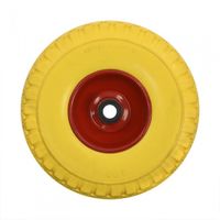 ProPlus reserve-neuswiel PU/staal 10 inch geel - thumbnail