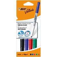 Whiteboardmarker bic 1744 rond m assorti | 6 stuks
