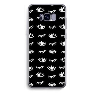 Eye pattern #3: Samsung Galaxy S8 Plus Transparant Hoesje