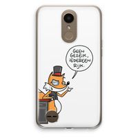 Geen Gezeik: LG K10 (2017) Transparant Hoesje