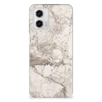 Motorola Moto G73 | TPU | Siliconen hoesje | Marmer Beige