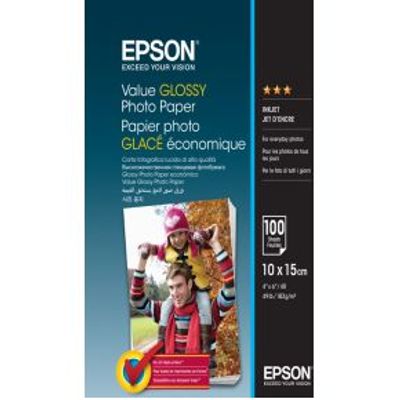 Epson Value Glossy Photo Paper 10x15 cm. 100 vel. 183 g