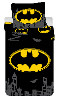 Batman Dekbedovertrek City 140 x 200 cm - katoen -70 x 90 cm