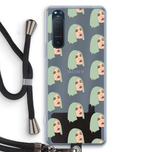 King Kylie: Sony Xperia 5 II Transparant Hoesje met koord