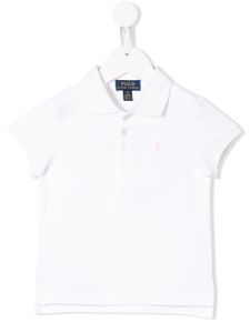 Ralph Lauren Kids polo à logo brodé - Blanc