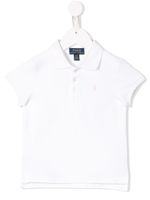 POLO RALPH LAUREN KIDS polo à logo brodé - Blanc