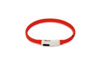 Beeztees Beeztees Safety Gear Dogini Hondenhalsband USB Rood 35x1cm