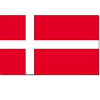 Vlag Denemarken van 90 x 150 cm - feestartikelen - Landen thema supporters
