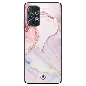 Samsung Galaxy A32 4G glazen hardcase - Purple sky