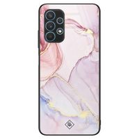 Samsung Galaxy A32 4G glazen hardcase - Purple sky