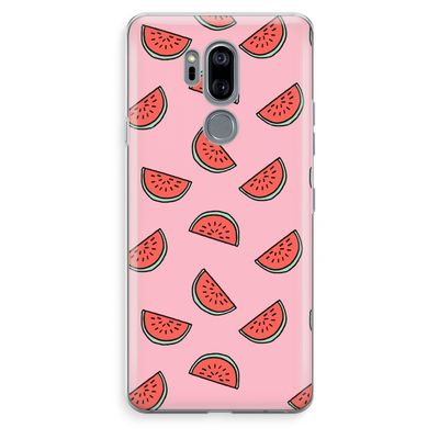 Watermeloen: LG G7 Thinq Transparant Hoesje