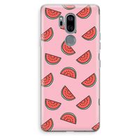 Watermeloen: LG G7 Thinq Transparant Hoesje