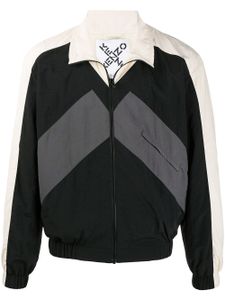 Kenzo veste légère à empiècements contrastants - Noir