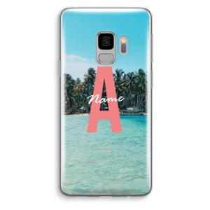 Pacific Dream: Samsung Galaxy S9 Transparant Hoesje