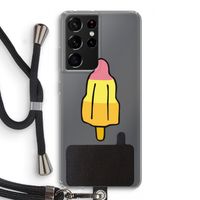 Raketijsje: Samsung Galaxy S21 Ultra Transparant Hoesje met koord