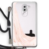 Peach bath: Honor 6X Transparant Hoesje met koord