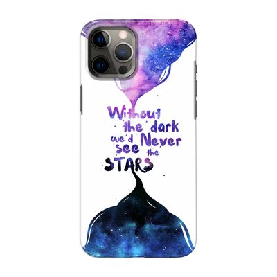 Stars quote: Volledig geprint iPhone 12 Pro Max Hoesje
