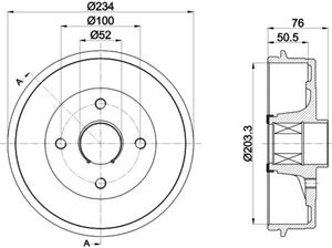 Textar Remtrommel 94042400