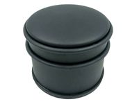 Deurstopper 9x7 5cm mat zwart - thumbnail