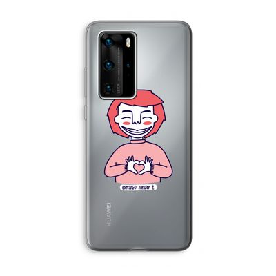 Hartje: Huawei P40 Pro Transparant Hoesje