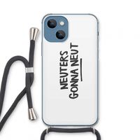 Neuters: iPhone 13 mini Transparant Hoesje met koord
