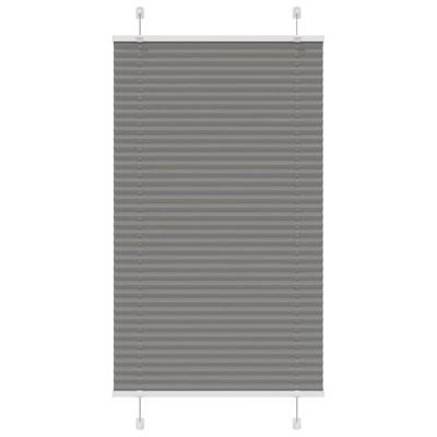 VidaXL Plissé rolgordijn 70x150 cm stofbreedte 69,4 cm antraciet