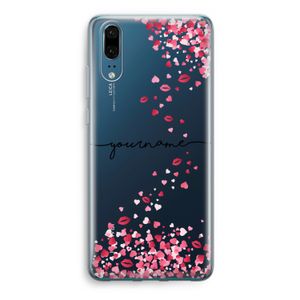 Hartjes en kusjes: Huawei P20 Transparant Hoesje