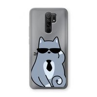 Cool cat: Xiaomi Redmi 9 Transparant Hoesje
