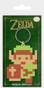 The Legend of Zelda - 8-Bit Link Rubber Keychain