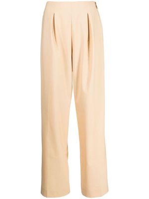 Rejina Pyo pantalon de tailleur Reine à plis creux - Marron