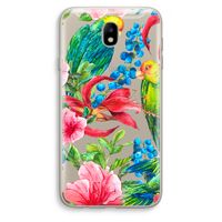 Papegaaien: Samsung Galaxy J7 (2017) Transparant Hoesje