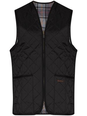 Barbour gilet matelassé à zip - Noir