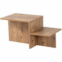 Hoofdtafel Harmony Bruin 80 x 40 x 40 cm