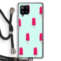 Waterijsje: Samsung Galaxy A42 5G Transparant Hoesje met koord
