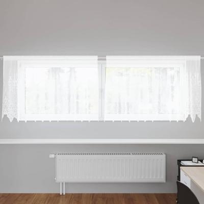 Gordijnen met gordijnen Wit 300 x 80 cm Polyester
