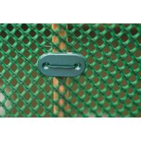 Groene bevestigingsset 26 clips en 4m draad