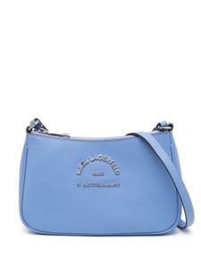 Karl Lagerfeld sac à bandoulière à logo - Bleu